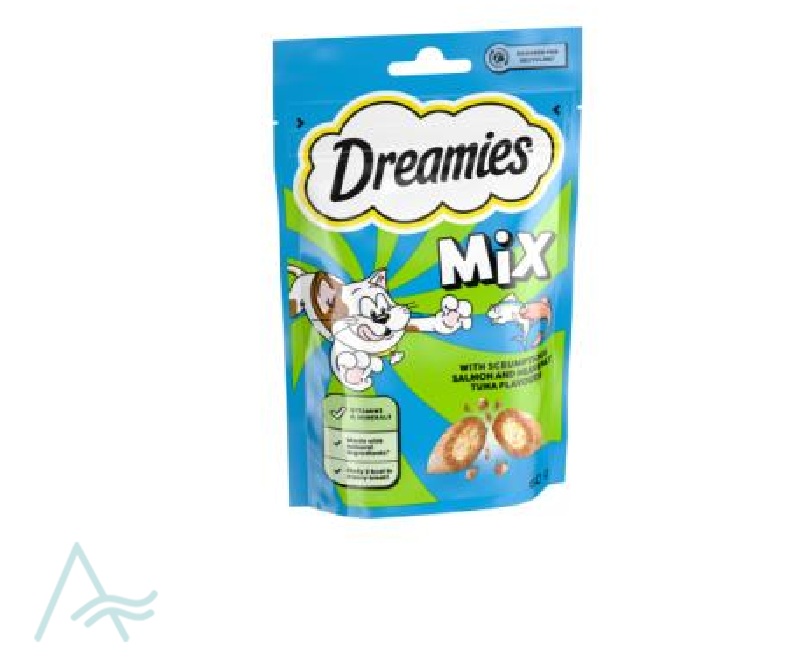 DREAMIES CAT TREATS MIX SALMON AND TUNA